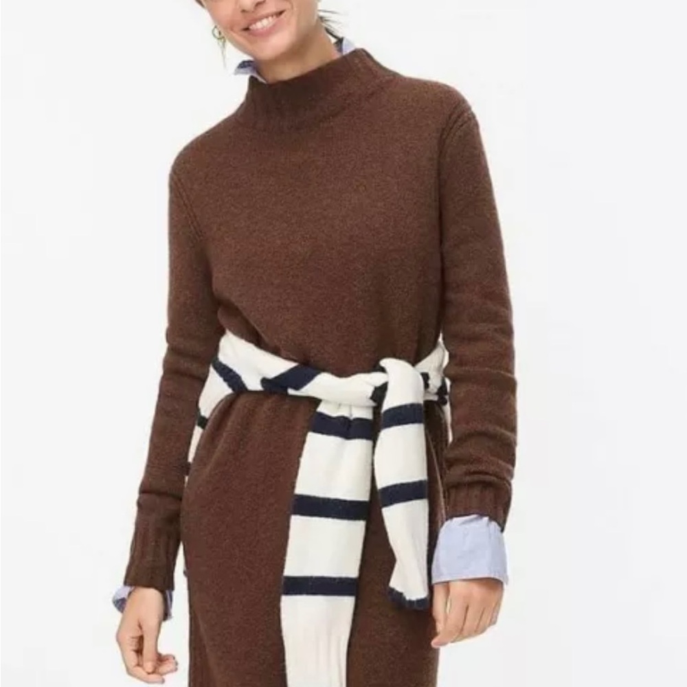 J.Crew Super Soft Mock Neck Women's Sweater Dress
